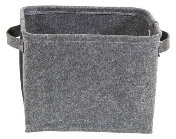 Szary filcowy koszyk Compactor Felt Basket, 29x24 cm