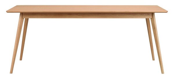 Rozkładany stół z blatem w dekorze jesionu 190x90 cm Yumi – Rowico