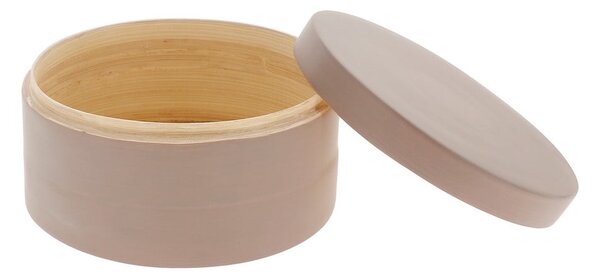 Brązowy pojemnik bambusowy z pokrywką Compactor Bamboo Box