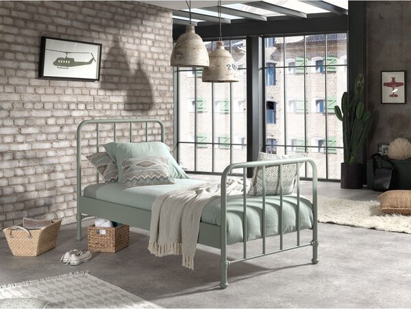 Zielone łóżko dziecięce 90x200 cm Bronxx – Vipack
