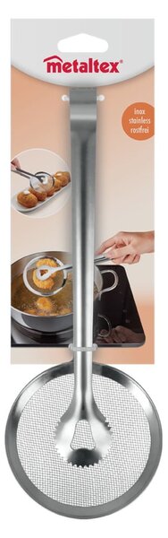 Szczypce do smażenia ze stali nierdzewnej Metaltex Tongs