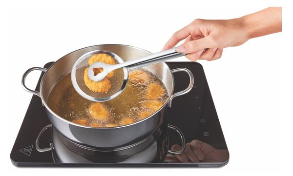 Szczypce do smażenia ze stali nierdzewnej Metaltex Tongs