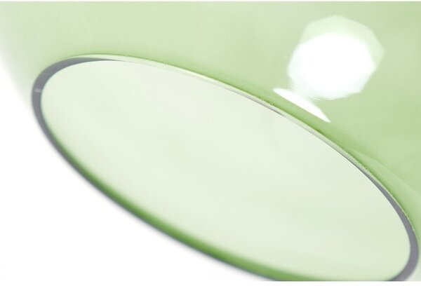 Zielona lampa sufitowa z szklanym kloszem ø 30 cm Mayson – Light & Living