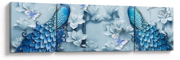 Obraz pawi (170x50 cm)