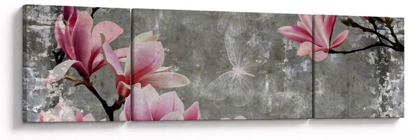 Obraz z kwiatami (170x50 cm)