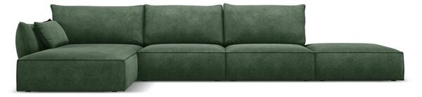 Ciemnozielony narożnik (lewostronny) Vanda – Mazzini Sofas