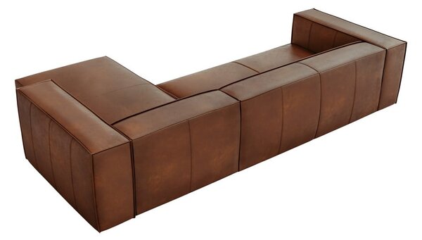 Koniakowy skórzany narożnik (prawostronny) Madame – Windsor & Co Sofas