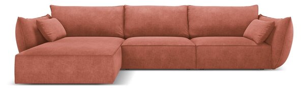 Czerwony narożnik (lewostronny) Vanda – Mazzini Sofas