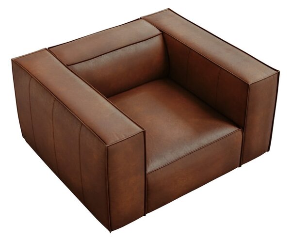 Koniakowy skórzany fotel Madame – Windsor & Co Sofas