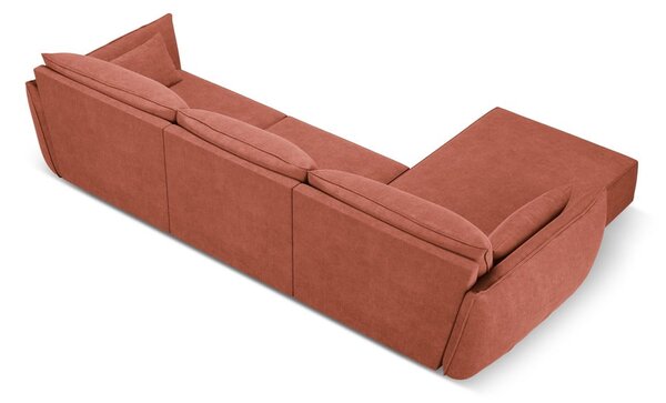 Czerwony narożnik (lewostronny) Vanda – Mazzini Sofas