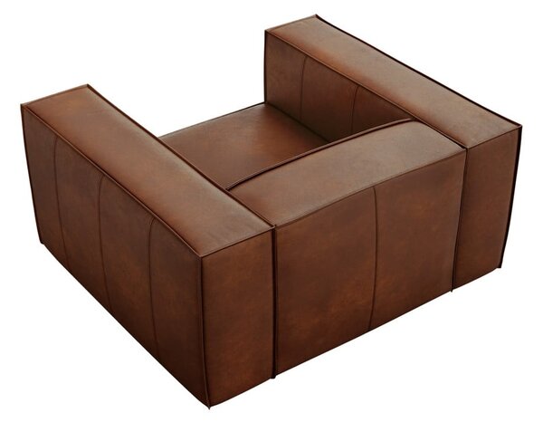 Koniakowy skórzany fotel Madame – Windsor & Co Sofas