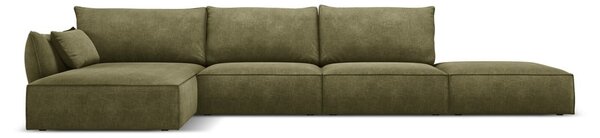 Zielony narożnik (lewostronny) Vanda – Mazzini Sofas