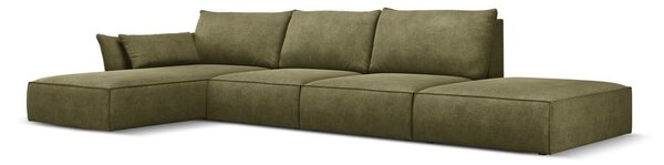 Zielony narożnik (lewostronny) Vanda – Mazzini Sofas