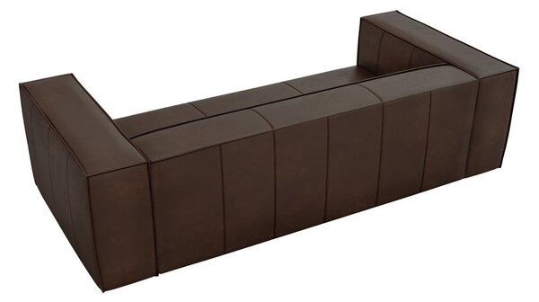 Ciemnobrązowa skórzana sofa 227 cm Madame – Windsor & Co Sofas