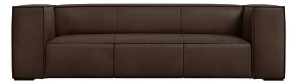 Ciemnobrązowa skórzana sofa 227 cm Madame – Windsor & Co Sofas