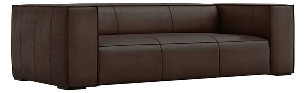 Ciemnobrązowa skórzana sofa 227 cm Madame – Windsor & Co Sofas