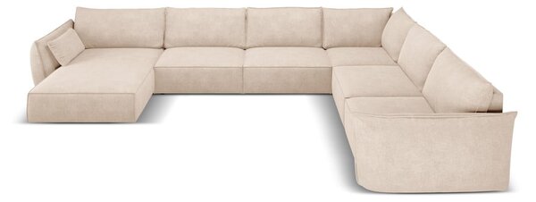 Beżowy narożnik (prawostronny) Vanda – Mazzini Sofas