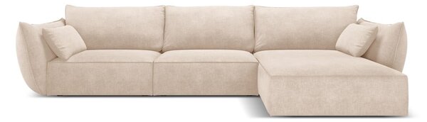 Beżowy narożnik (prawostronny) Vanda – Mazzini Sofas