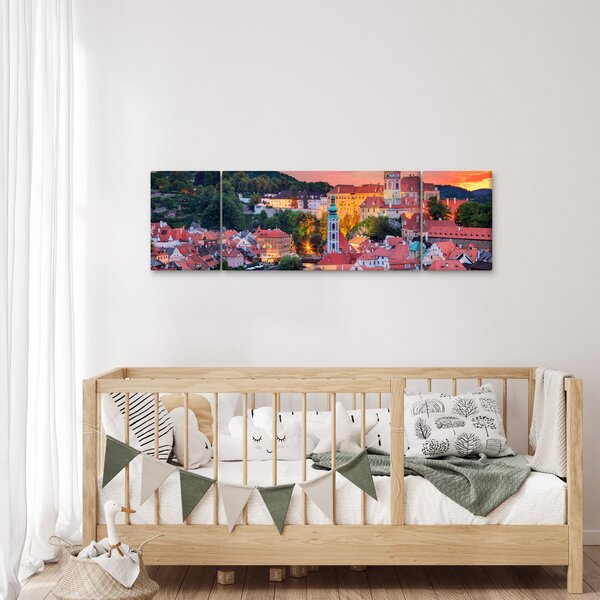 Obraz - Český Krumlov (170x50 cm)