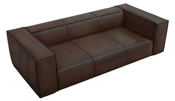 Ciemnobrązowa skórzana sofa 227 cm Madame – Windsor & Co Sofas