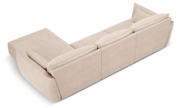 Beżowy narożnik (prawostronny) Vanda – Mazzini Sofas
