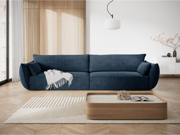 Ciemnoniebieska sofa 248 cm Vanda – Mazzini Sofas
