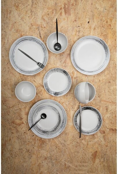 Czarne sztućce ze stali nierdzewnej 16 szt. Modern retro – Premier Housewares