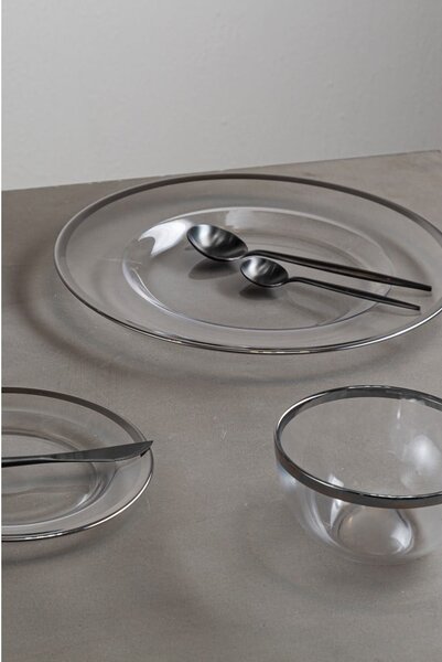 Czarne sztućce ze stali nierdzewnej 16 szt. Modern retro – Premier Housewares