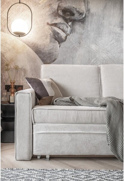 Biała rozkładana sofa 168 cm Lucky Lucy – Miuform