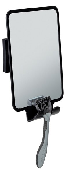Lustro kosmetyczne z wieszakiem 14x19.5 cm Quadro Black – Wenko