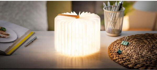 Pomarańczowa dekoracja świetlna na USB Booklight – Gingko