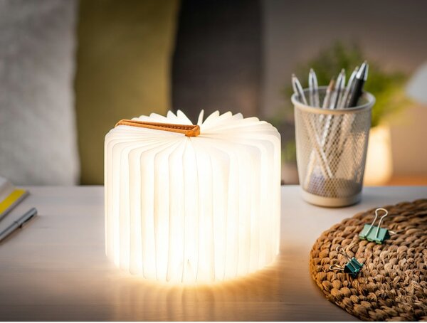 Pomarańczowa dekoracja świetlna na USB Booklight – Gingko