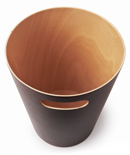 Brązowy biurowy kosz na śmieci 7,5 l Woodrow – Umbra