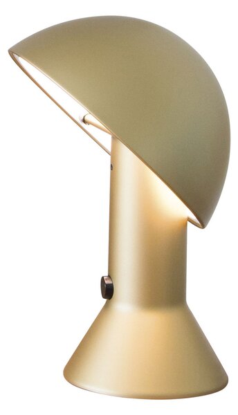 Lampa Stołowa Martinelli Luce, Elmetto, złoty | mosiężny, salon, tworzywo sztuczne, design