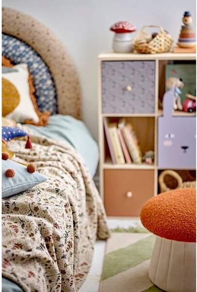 Naturalny regał dziecięcy z litego drewna paulowni 55x89,5 cm Calle – Bloomingville Mini
