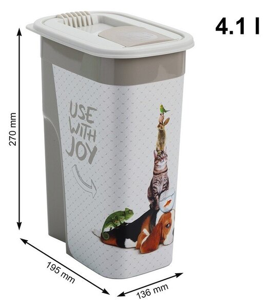 Pojemnik na karmę 4.1 l Flo – Rotho