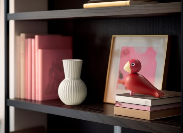 Figurka z litego drewna (wysokość 12,5 cm) Bird Flora – Kay Bojesen Denmark