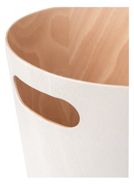 Beżowy biurowy kosz na śmieci 7,5 l Woodrow – Umbra