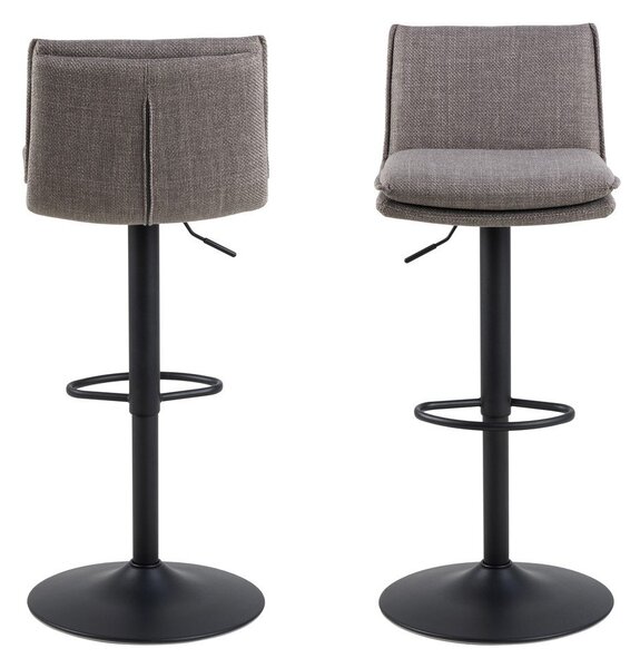 Szare hokery obrotowe zestaw 2 szt. 107 cm Flynn – Actona