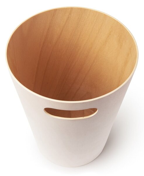 Beżowy biurowy kosz na śmieci 7,5 l Woodrow – Umbra
