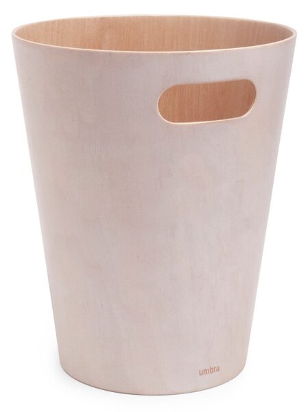 Beżowy biurowy kosz na śmieci 7,5 l Woodrow – Umbra