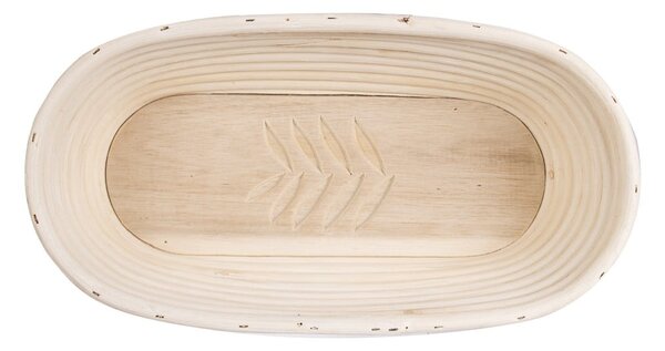 Rattanowy koszyk do wyrastania chleba Orion Listki, 32x15 cm