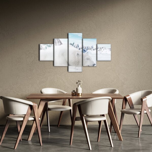 Obraz - Niedźwiedź polarny (125x70 cm)