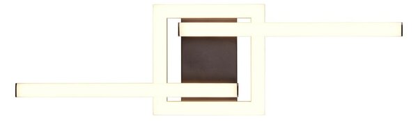 Czarna lampa sufitowa LED 16x54 cm Viale – Reality