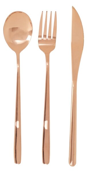 Sztućce ze stali nierdzewnej w kolorze miedzi 6 szt. Mimo – Premier Housewares