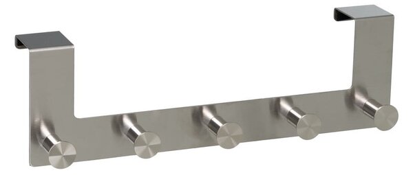 Metalowy wieszak na drzwi w kolorze matowego srebra 35 cm – Casa Selección