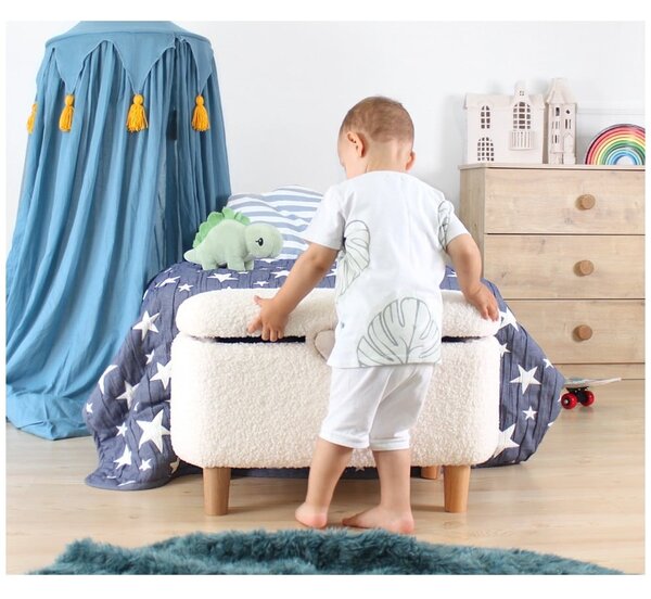 Biała ławka dziecięca Moouv – Hanah Home