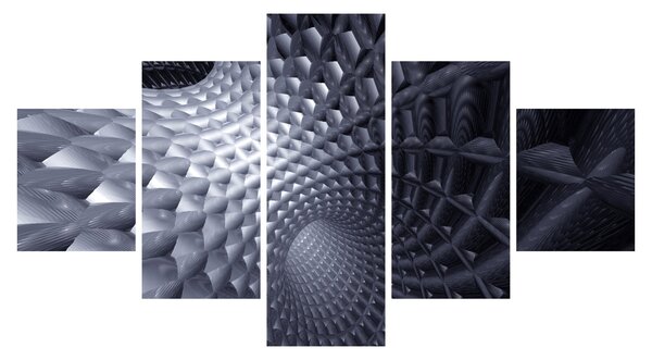 Obraz - Abstrakcja 3D (125x70 cm)
