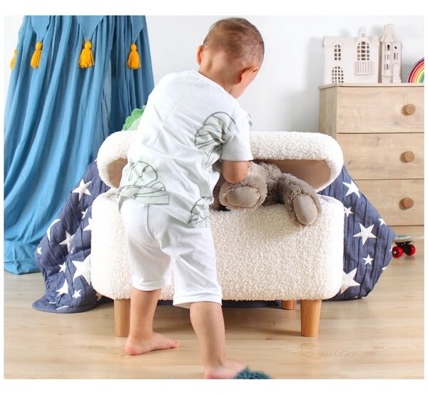 Biała ławka dziecięca Moouv – Hanah Home