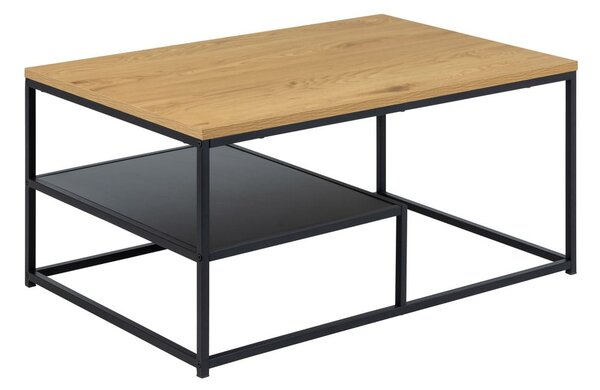 Stolik z blatem w dekorze dębu 60x90 cm Gila – Actona